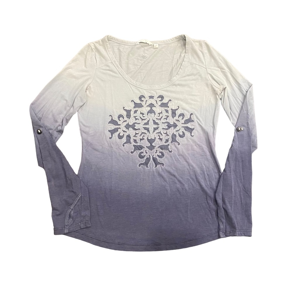 Athleta Dip Dye Cutout Top